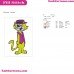 Top Cat Embroidery Design 2