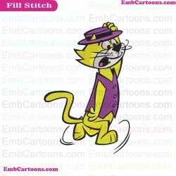 Top Cat Embroidery Design 4