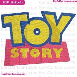 Toy Story Logo Embroidery Design
