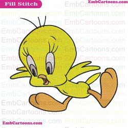Tweety 3 Tweety And Sylvester Embroidery Design