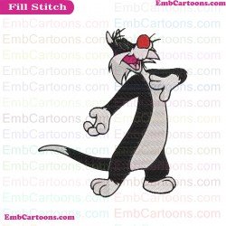 Tweety And Sylvester Embroidery Design 10