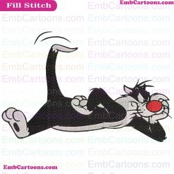Tweety And Sylvester Embroidery Design 12