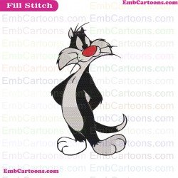 Tweety And Sylvester Embroidery Design 14