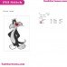 Tweety And Sylvester Embroidery Design 14
