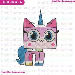 Unikitty Embroidery Design 1