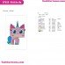 Unikitty Embroidery Design 1