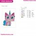 Unikitty Embroidery Design 1