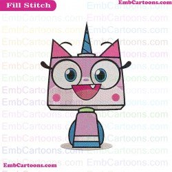 Unikitty Embroidery Design