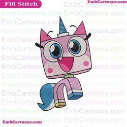 Unikitty Embroidery Design 2