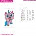 Unikitty Embroidery Design 2