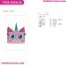 Unikitty Face Embroidery Design