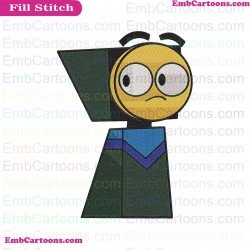 Unikitty Master Frown Embroidery Design