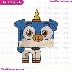 Unikitty Puppycorn Embroidery Design