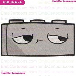 Unikitty Richard Embroidery Design
