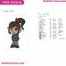 Vanellope Von Schweetz Princess 2 Wreck-It Ralph Embroidery Design