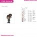 Vanellope Von Schweetz Princess 2 Wreck-It Ralph Embroidery Design