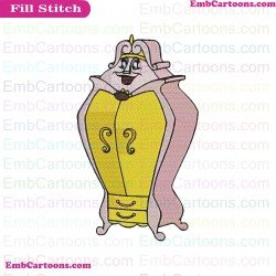 Wardrobe Beauty And The Beast Embroidery Design