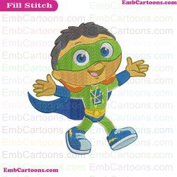Whyatt Beanstalk 2 Super Why Embroidery Design