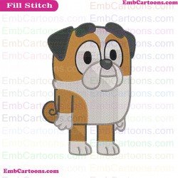 Winton Bluey Friends Embroidery Design