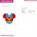 Wonder Minnie Star Mickey Mouse Embroidery Design