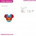 Wonder Minnie Star Mickey Mouse Embroidery Design