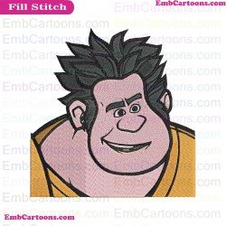 Wreckit 2 Wreck-It Ralph Embroidery Design