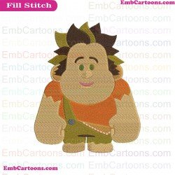 Wreckit Baby Wreck-It Ralph Embroidery Design