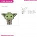 Yoda A Legendary Jedi Master Embroidery Design