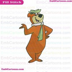 Yogi Bear Embroidery Design 2