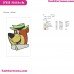 Yogi Bear Face Embroidery Design 2