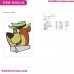 Yogi Bear Face Embroidery Design 2