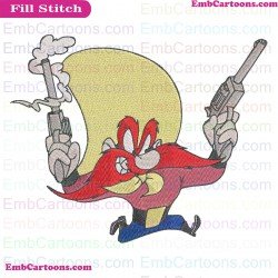 Yosemite Sam Embroidery Design 1