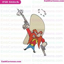 Yosemite Sam Embroidery Design 2