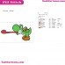 Yoshi Super Mario Bros Embroidery Design