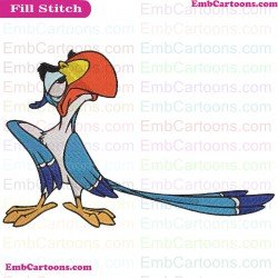 Zazu The Lion King Embroidery Design 1