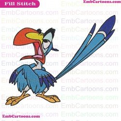 Zazu The Lion King Embroidery Design 4