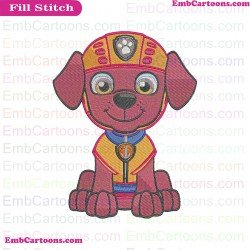 Zuma 2 Paw Patrol Embroidery Design