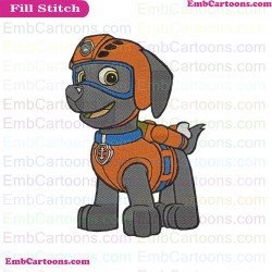 Zuma Paw Patrol Embroidery Design